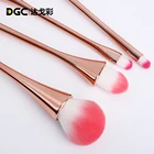 DGC-NAP01 Wholesale personalized glitter Water Drop Shaped Brush Foundation Eyebrow Eyeliner Blush Cosmetics Brush Kit