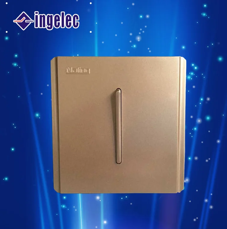 2015 Modern Touch Electric Wall Switch Top Grade Electroplate Metal