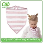 MB004 100% cotton muslin bandanna baby bibs organic bandana bib