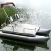 2018 new small mini 2 person aluminum fishing pontoon boats for sale