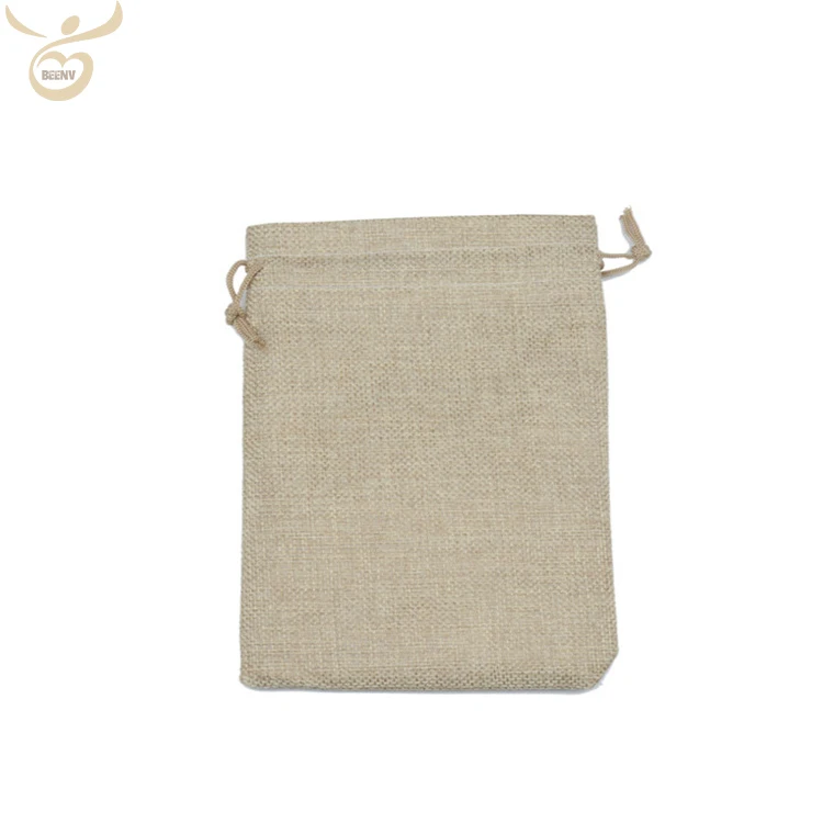 hot sale cheap burlap bags wholesale price small drawstring jute