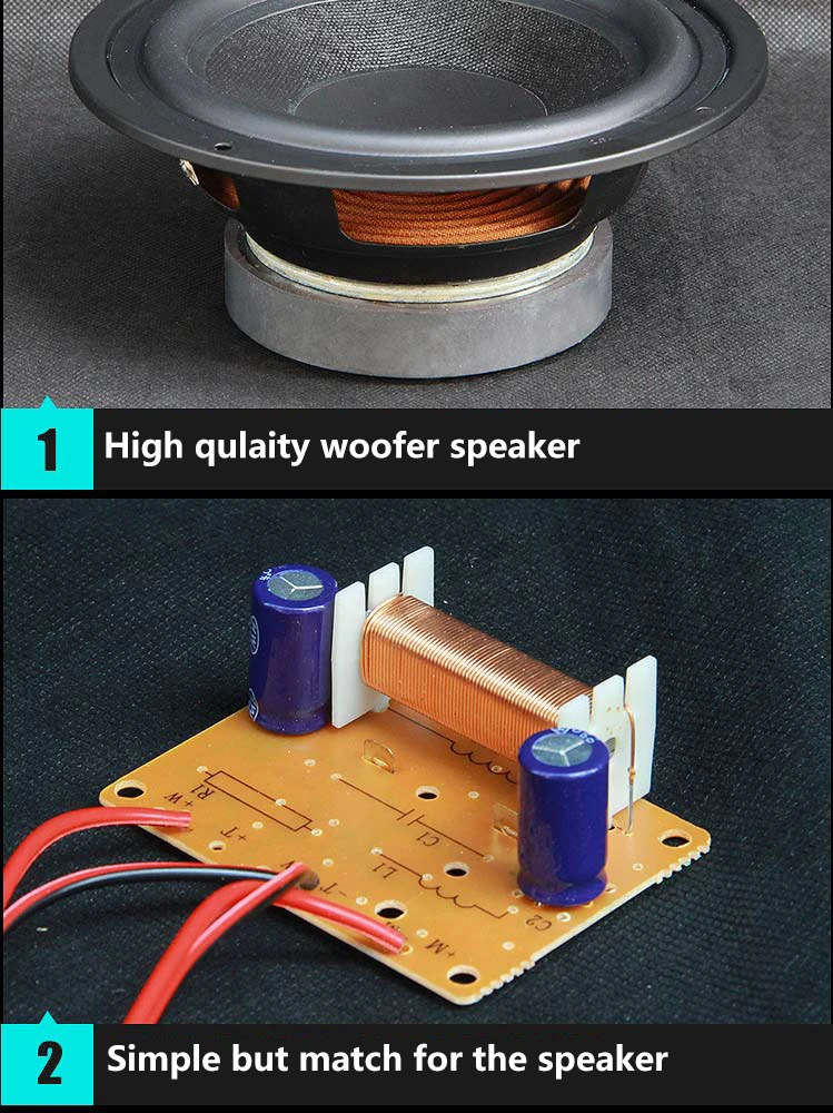 Delixin F30 6.5 inch wooden box super bass Hifi speaker cheap bookshelf speaker from China factory - ANKUX.COM