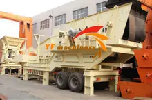 Yufeng Mobile Rock Crusher,with high quality used in stone and ore crushing,and construction material break