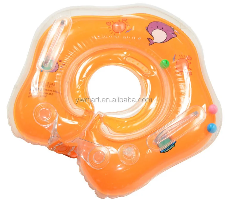 Wholesale Ecofriendly Pvc Inflatable Swim Ring Baby Float Baby Neck