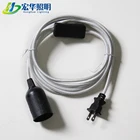 Pendant Vintage Style Lampholder E26 E27 Lamp Cord With Switch Plug