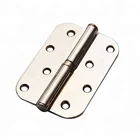 Hardware accessory furniture steel/ iron radius metal folding door roller flush door hinge