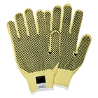 Two Sides PVC Dot Plastic Reinforced Palms Working Gloves Safety Protecting Gloves Elastic Workers Protector Safety