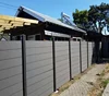 Waterproof WPC fence board outdoor home fence boards/wood plastic composite fence/WPC screening