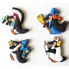 Promotional colorful penguin shape 3D custom Design rubber soft PVC Fridge Magnet