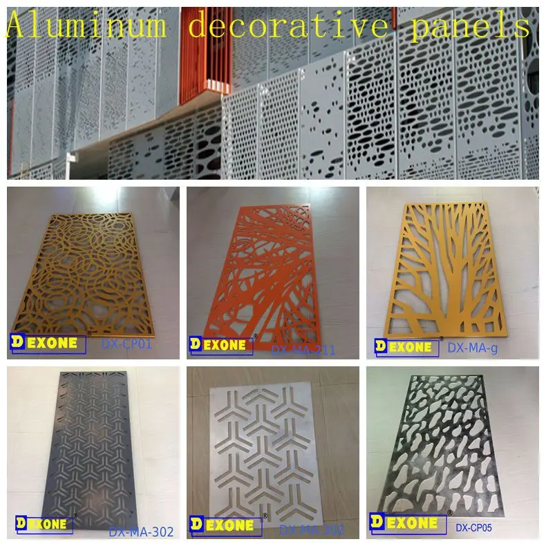 Power coating Aluminium panels for building wall decoration /metal partition screen