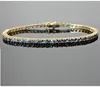 High Quality 925 Sterling Silver Blue Cubic Zirconia Tennis bracelet