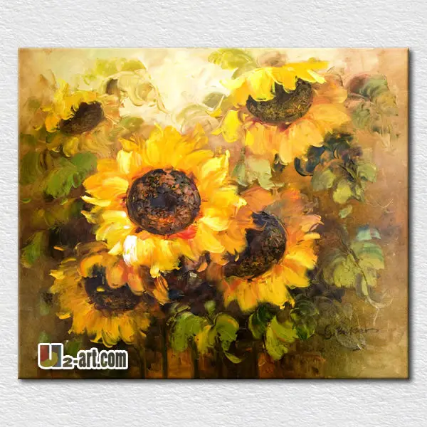 acrylic paintings of sunflowers