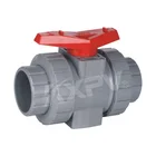 Custom 4 Inch 6 Inch 8 Inch Medium Temperature True Union Plastic CPVC PVC Manual Socket Ball Valve