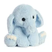 blue elephant baby toy