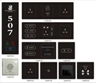 Touch Screen Smart wall switch Hotel touch switch light switch hotel touch panel