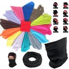 Funny Seamless Fishing Solid Tubular Bandana, Fashion Polyester Multifunction Plain Bandana
