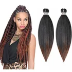 20inch Pre-stretched EZ Braid Hair Perm Yaki Jumbo Braids Synthetic Hair Hot Water Easy Braid