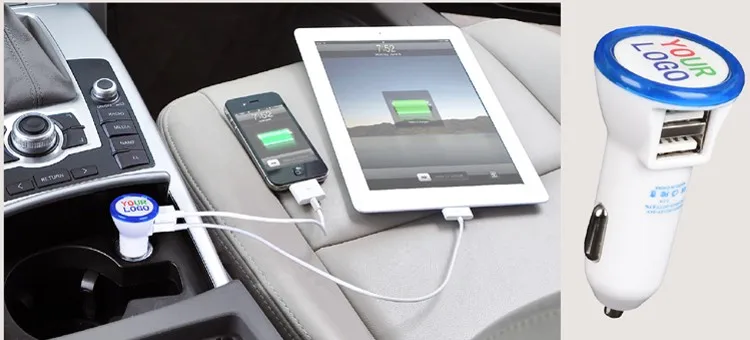type c car charger aluminium