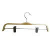Innovative design top quality luxury type wooden cloth hanger high grade solid wood plus jacket hanger with clips