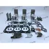 3TNE74 Overhaul Kit With Cylinder Gasket Piston Ring Liner Kit Bearings Valves Set For Yanmar