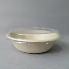Biodegradable Disposable Sugarcane Bagasse Salad Bowl with PET Lid
