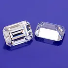 GH color 2 carat emerald cut moissanite diamond