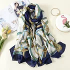 Hot Selling Good Quality cooling turkey silk scarf custom print hijab muslim scarf summer