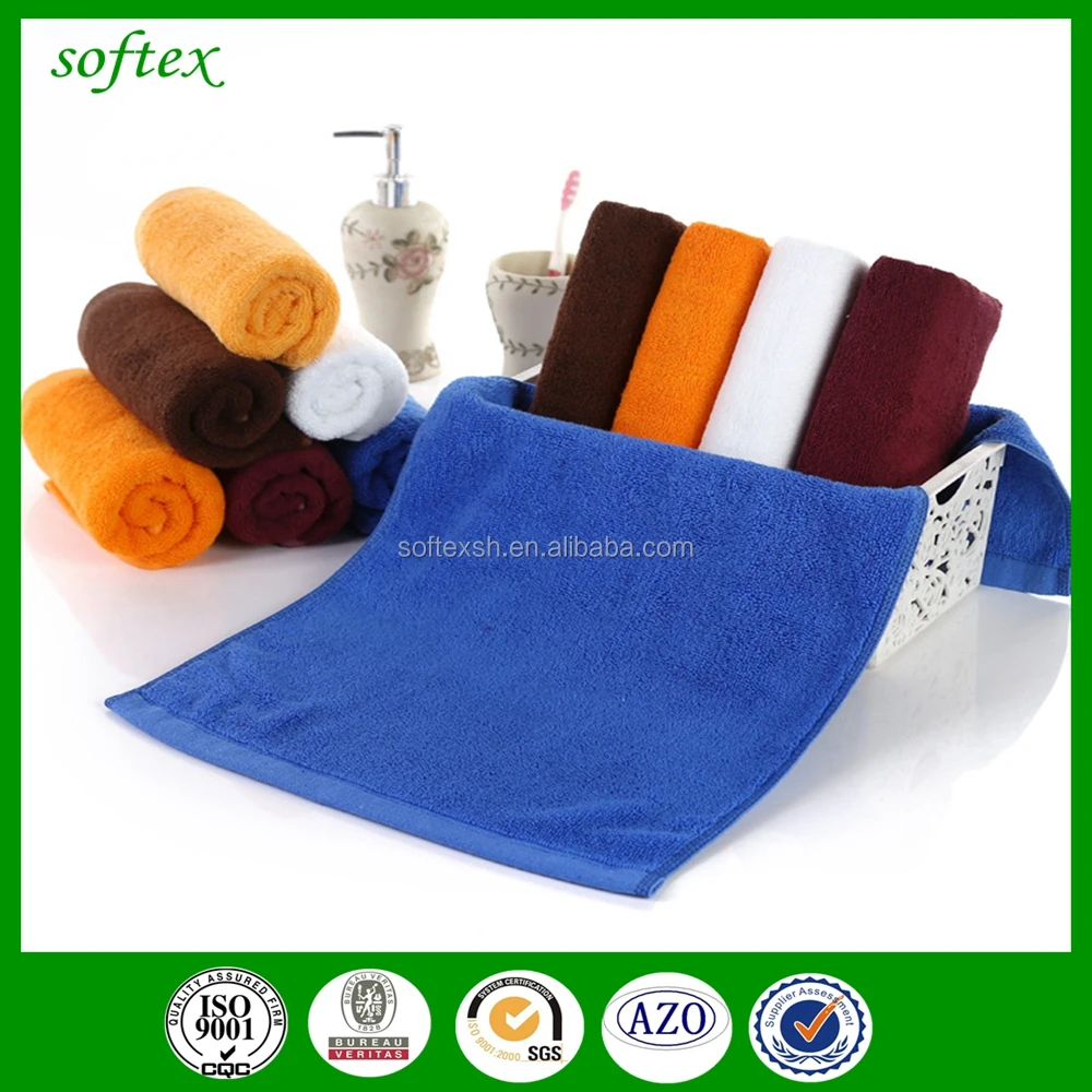 34x72cm 100g solid color disposable 100% cotton bleach proof salon towel