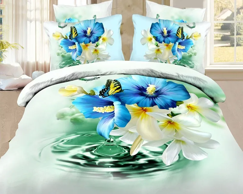 LUURY 3D animal horse leopard tiger flower bedding bed sheet set bedclothes duvet cover set bedding set .