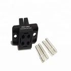 MSD High Current Drawer Connectors 4 Pin Power Connectors; 35 AMP UL94-V0 RoHS Black