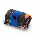 Bag Bag Foldable Custom Heat Sublimation Reusable Green Polyester Grocery Fold Tote Bag Foldable Shopping Bag