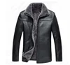 Ready to ship Fast deliver high quality mens extra large sized sheep shear fur lined inside genuine leather jacket