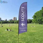 Advertising exhibition event outdoor Feather Flag Flying Beach Flag banner stand Teardrop Flag banners