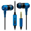New Earphone Metal Shell In-Ear Mobile Earphone With Mic for ipod, mobilephone, samsung,sony