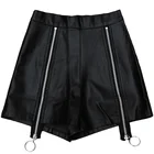 summer ladies Shorts women sexy real leather tight shorts