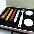 New fashion style custom sealing wax stamp set/wedding sealing wax stamp