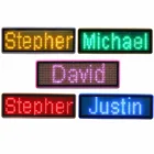Programmable Computer Change Message Flashing LED Badge