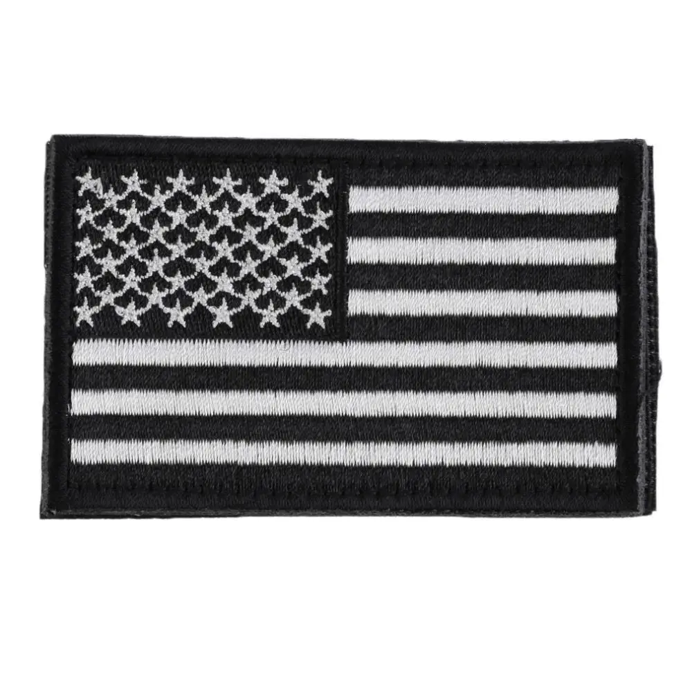 Hot Sale America Flag Embroidery Double Faced Cloth Epaulette Armband Badge Army Tactical Patches 2015 Fashion