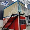 Steel frame apartment building modular container homes for sale