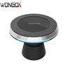 Mini magnetic wireless charger usb car with ultra thin phone ring