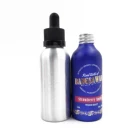 Free samples silver 30ml 1oz 2oz 50ml 60ml aluminum bottle with spray pump / dropper
