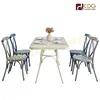 Fashionable Banquet Aluminum Vintage Garden Square Table Chair Sets Wilson And Fisher Patio Furniture