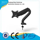 Aluminum Adjustable Gas Spring Monitor Arm Stand Desk Mount for Single LCD LED Computer Screen Up to 27"