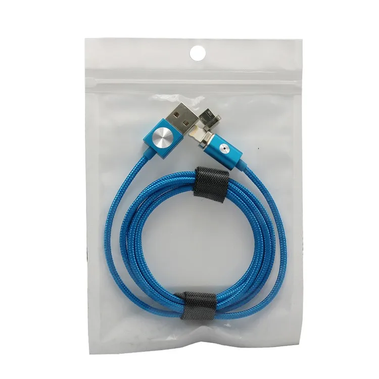 Magnetic cable for iphone 7/7plus/6plus/s7 edge/s7 1M cable 360 degree plug round magnetic charging cable - ANKUX.COM