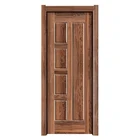 Modern White Color Melamine Wood Contemporary Interior Swinging Door