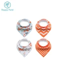 Happyflute Button Adjustable Reusable Absorbent Baby Bandana Drool Bibs