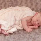 Hot Sale Newborn Baby Ruffle Stretch Wrap Baby Photography Blankets Baby props