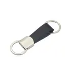 Online shopping metal leather car logo key ring and chain+engraved pu leather zinc alloy plain key chain