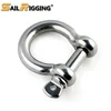 Adjustable European Type Screw Pin Bow Shape 316 Stainless Steel Shackle