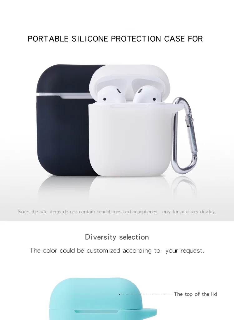 Soft Silicone Case For Air pod Shockproof Cover For Air Pod Earphone Cases Slim TWS Earphone Protector Case - ANKUX.COM